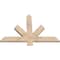 Ekena Millwork Kennewick Smooth Timber Gable Bracket, Douglas Fir, 36"W x 24"H x 1 1/2"D x 3 1/2"F, 16/12 Pitch GBW036X24X0204KEN00SDF - alternate 4
